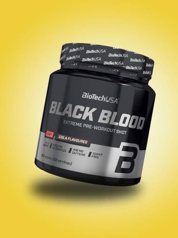 biotech preentreno black blood sabor cola