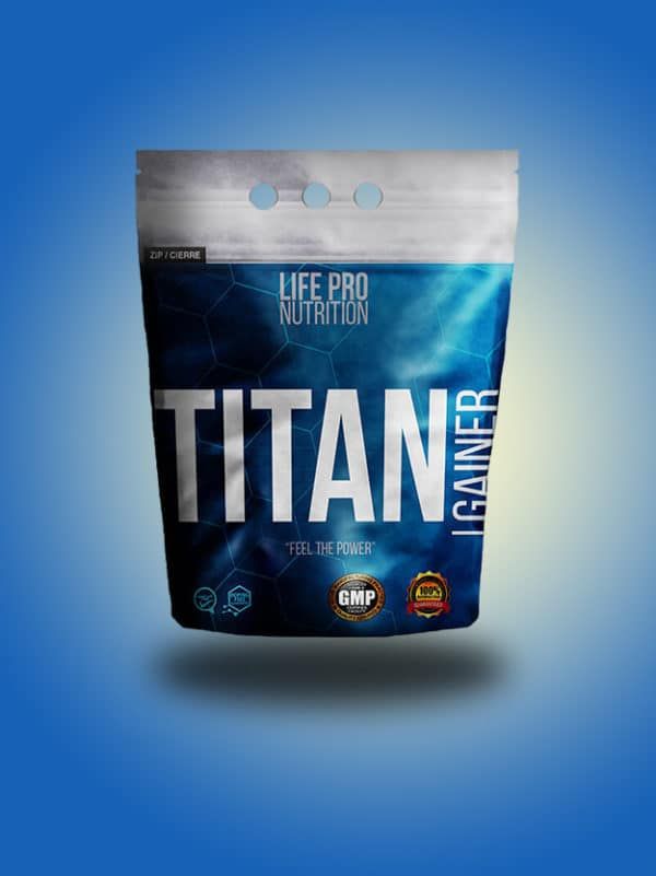 titan life pro mass gainer 7kg sabor chocolate