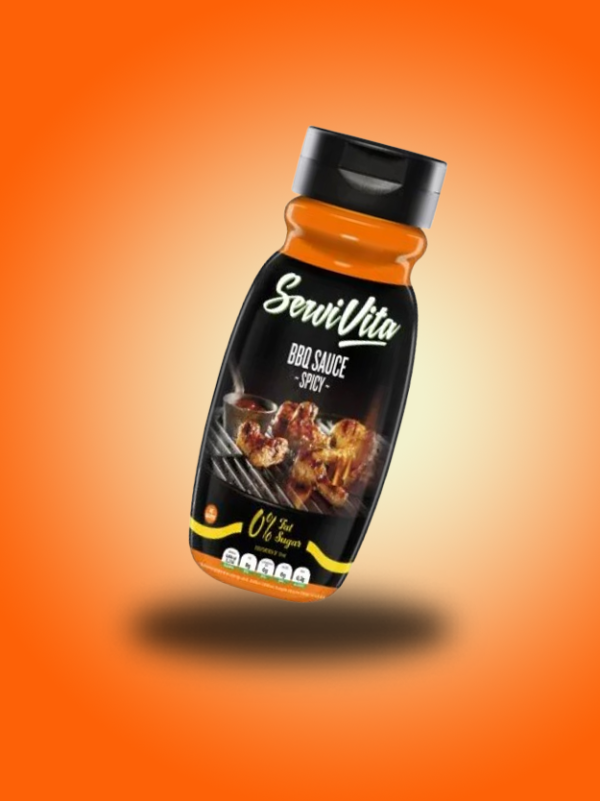 Salsa Zero Sabor Barbacoa picante ServiVita | Salsas y siropes