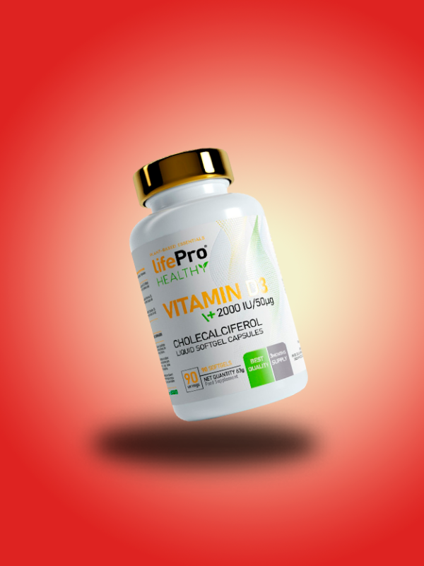 Vitamina D 120 caps de Life Pro | Vitaminas y minerales